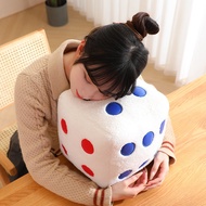 Simulation Dice Pillow Fun Rolling Dice Bet Game Plush Doll Event Pendant Gift Creative Lumbar Pillo