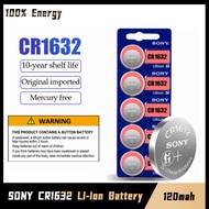 Sony CR1632 CR 1632 3V 120mah Lithium Battery LM1632 BR1632 ECR1632 For Watch Car Key Remote Control