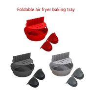 TAK Silicone Air Fryers Liner Divider Heat Resistant Mitts Reusable Air Fryers
