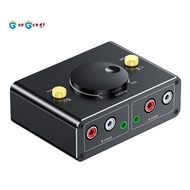 3.5mm to  Audio Switcher Bidrectional Switcher 1 in 2 Out or 2 in 1 Out Dual  to 3.5mm Splitter Swit