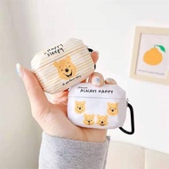 Pooh Sleepy/Happy airpods case 1-2-pro (i9s i11 i12 Can Be Worn)