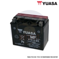 YUASA YTX12-BS YTX12 12V MF BATTERY SUITABLE FOR YAMAHA SUZUKI KAWASAKI HONDA