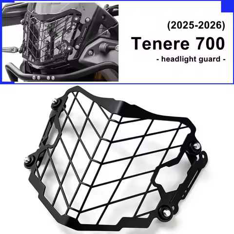 For Yamaha Tenere 700 Tenere700 T7 T700 Rally 2025 2026 Headlight Protector Grill Stainless Steel No