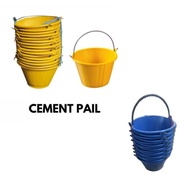 PVC CEMENT PAIL WITH STEEL HANDLE & H/D PVC CEMENT PAIL WITH PVC HANDLE