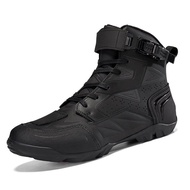 New Motorcycle Riding Boots for Men - All-Season Short Boots for Off-Road, Racing & Touring 9NU3