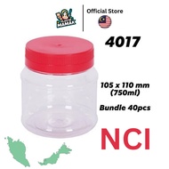 【Plastikmamak】NCI 4017 Balang Kuih RAYA / bekas plastik / botol plastik / balang plastic / bekas pla