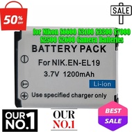 3.7V 1200MAH EN-EL19 Battery for Nikon S6600 S3100 S3300 S7000 S2500 S2600 Camera Batteries