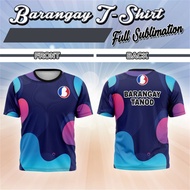 Summer BARANGAY TANOD Sublimation Men's and Women's Uniform T-shirt