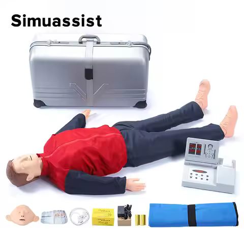 LCD Color Display Advanced Computer Cpr Full Body Adult CPR Manikin/Mannequin, CPR Training Model/Du