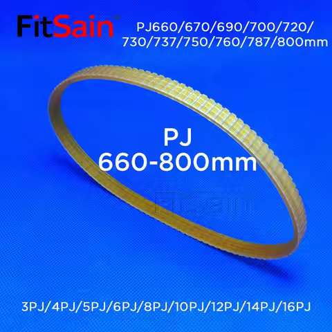 FitSain-PJ660/670/690/700/720/730/737/750/760/787/800mm V-Ribbed Belt Multi Wedge PJ Belt Pulley