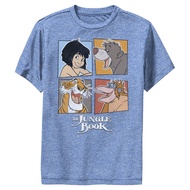 Disney Jungle Book Jb Faces-Dsjb01gdsc Boys Short Sleeve Tee Shirt