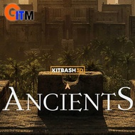 KITBASH3D - MINI KIT ANCIENT | 3D CITY BUILDING ASSET PACK | DIGITAL DOWNLOAD | BLENDER UNITY UNREAL