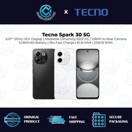 [Malaysia Set] Tecno Spark 30 5G (128GB / 256GB ROM | 6GB / 8GB RAM) 1 Year Tecno Malaysia Warranty