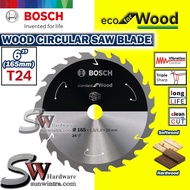 BOSCH 6" 165mm x 1.5/1.0mm x 20mm Circular Saw Blade Standard For Wood For Cordless Circular Saw T24