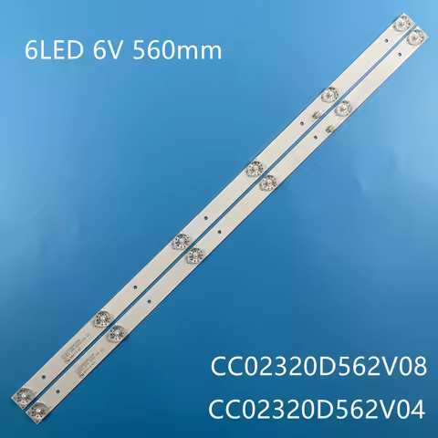 NVT-32H103W TV's LED Backlight Strips CC02320D562V08 320L(320E9) 2X6 6S1P 1210 Bands Ruler CC02320D5
