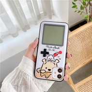 Silicone Phone Case With Retro GB Gameboy Tetris Phone Game Console Cover For iPhone14Pro