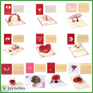 JAYNEBIO 1Pcs Christmas Birthday Party Supplies Gift Blessing Card With Envelope Thank You Cards Wedding Invitations Greeting Cards Valentines Day