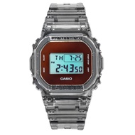 [Creationwatches] Casio G-Shock Digital Grey Translucent Resin Strap Quartz DW-5600TLS-8 200M Mens W