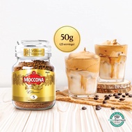 MOCCONA Classic Medium Roast Intensity 5 Freeze Dried Instant Coffee Jar, 50g [HALAL]