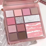 Phấn Mắt Môi Màu Nâu Nhẹ Matte Dream Garden Eye Shadow Palette 16 Màu Của Jaded Highlighter Blush Gi