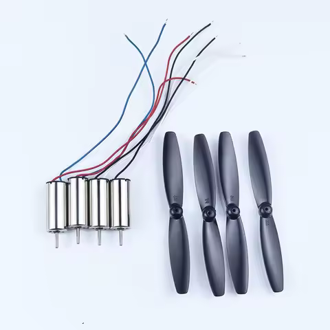 4pc Mini 8.5mm 8520 CW CCW Coreless Motor with Four Blades DC 3V 3.7V 4.2V High Speed Engine with Fo