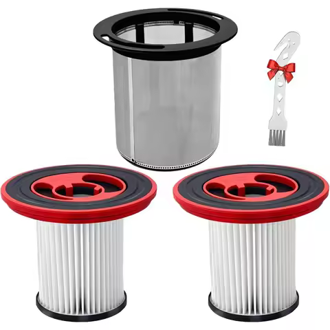 3Pcs HEPA Filter Stainless Steel Pre-filter for Bosch Unlimited 7 Cordless Vacuum Cleaners BKS711XXL