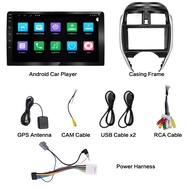 MO จอ android 10 นิ้ว Nissan Almera 2014-2018 Android 12 Apple Carplay เครื่องเสียงมีให้เลือก และแบ
