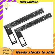 2pcs Woodworking Square Ruler for Precise Measuring,Square Ruler for 45/90 Degree Multifunctional Ga