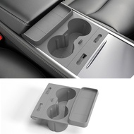 DO Center Console Water Cup Holder Silicone Antislip Storage Tray for Y 3