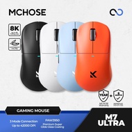 MCHOSE M7 Ultra 8K Wireless Ultra Light Weight PAW3950 Gaming Mouse U2 Shape
