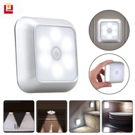 YONUO LED Night Light Human Body Sensor Light Warm Light ตู้เสื้อผ้า Light Cabinet Light Aisle Light Smart Home Sensor Light