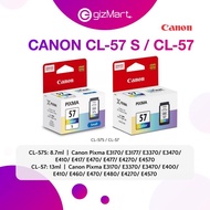Canon CL-57 (13ML) / CL-57S (8ML) Color Genuine Ink Cartridge For E3170/E3370/E3470/E410/E4270/E4570/E470/E477/E480