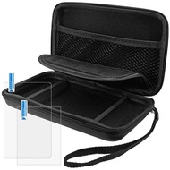 Protective Carrying case for Nintendo New 3DS XL&amp; 2 Screen Protectors(Glass+PET)
