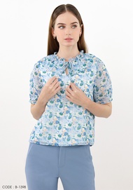 VERONIQA Blouse VE-B1398 ชีฟอง อังโกร่า แขนสั้น IGPU25-8