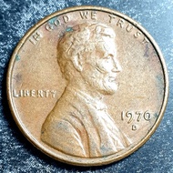 1970 D 1Cent Lincoln Memorial Cent