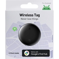 Android Air Tracker Tag 2 Pack: Penjejak Pintar (2026), Berfungsi dengan Aplikasi Google's Find Hub/