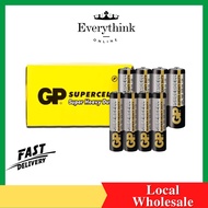 [READY STOCK] GP RECYKO AA (GP15PL) / AAA (GP24PL) SUPERCELL CARBON ZINC SUPER HEAVY DUTY 1.5V BATTE