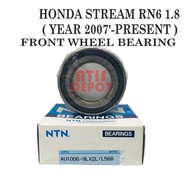 NTN HONDA STREAM RN6 ( 1.8 ) ( 2007-Present ) 100% ORIGINAL Front Wheel Bearing AU1006-9LX2L/L588 P-