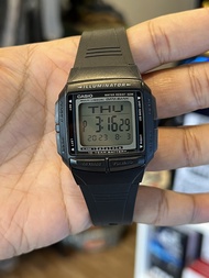 ORIGINAL CASIO Illuminator Digital Black Watch DB-36-1AV / Legit Casio Digital Data Bank Black Men's Watch DB36-1AV