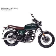 428 BRIXTON BX150 SPROCKET CHAIN KIT SET  (13-12-2024)