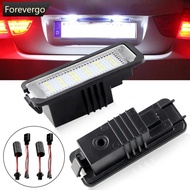 FOREVERGO Car Rear License Number Plate Light SMD LED Lamp CANbus For VW Passat B6 CC Eos Golf 4 5 6