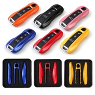 3PCS Smart Key Shell Cover Case for Porsche New Cayenne Panamera 911 992 Taycan Car Accessories Prot