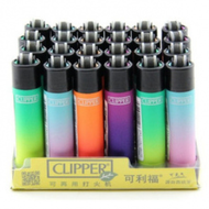 ไฟแช็คล้อเล็กแบบเติมได้ Clipper CP21 เปลวไฟเปิด รีไซเคิลได้ เติมได้ ของแท้จากสเปน