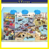 Electronic Sound Card Poster Early Learning English / Vege Transport Animal ABC