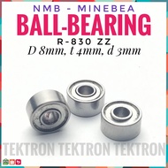 NMB Minebea Ball Bearing 8mm x 4mm hole 3mm Original Ballbearing Bearing