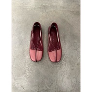 LOMARI Meshu Series Red Mesh Flats