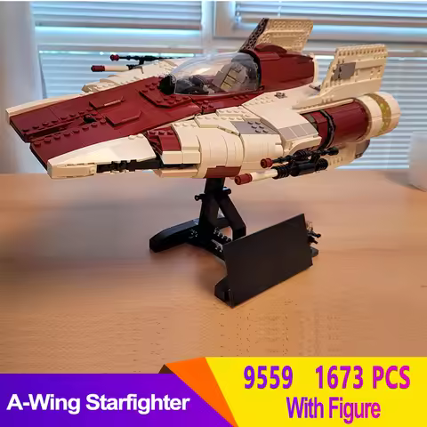 Space War A-Wing Starfighter Star Movie Toys MOC Building Blocks Assembly Model Bricks Children's Bo