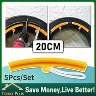 5pcs/set Car Rim Edge Protectors Wheel Rim Protectors for Changing Tires Rim Protectors Open Tires -