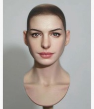 已植髮 YH STUDIO 貓女 1/6 頭雕 for Hottoys MMS627 TDK Catwoman 2.0 Figure Custom Anne Hathaway Catwoman Hea