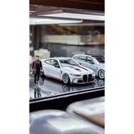 Mini GT M4 CSL White + Cm Studio BBS FIR Silver 9.8mmbmw